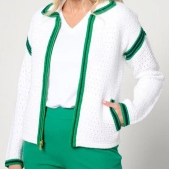 Isaac Mizrahi Live! Clubhouse Cardigan Sweater XXS NEW - Picture 1 of 7